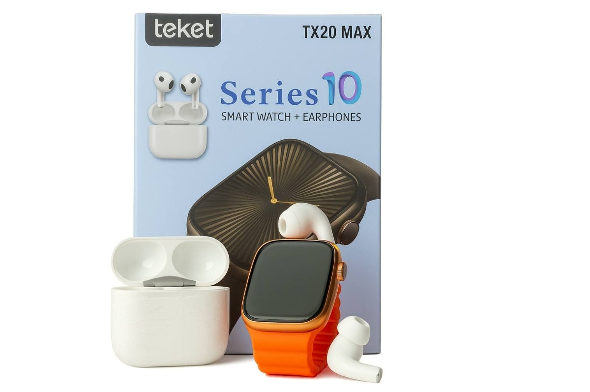 Smartwatch + Écouteurs Bluetooth + Bracelets de rechange